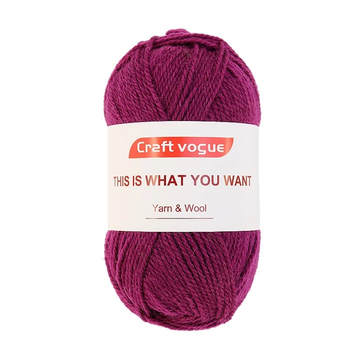 Vlnená priadza Burgundsko Aran